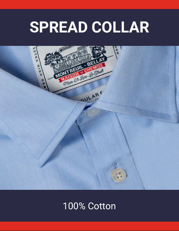SPREAD COLLAR SHIRTS