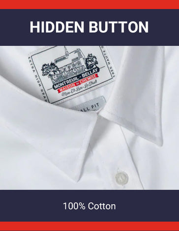 HIDDEN BUTTON COLLAR SHIRTS