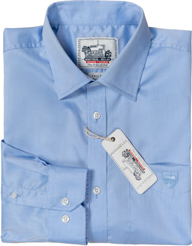 Tall Fit Spread Collar with Hidden Button